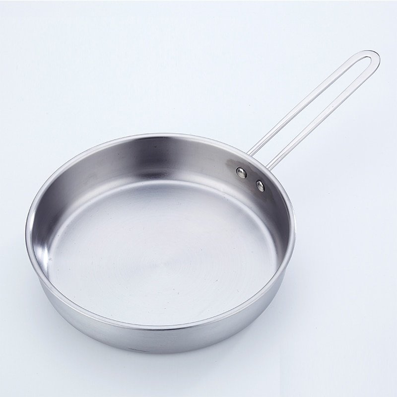 Wok en acier inoxydable de 24 cm