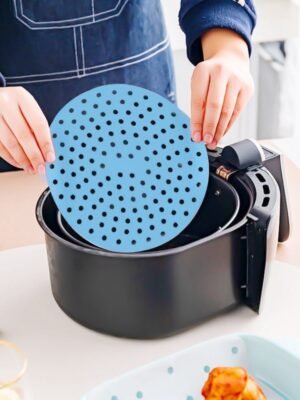 Friteuse à air en silicone réutilisable, facile à nettoyer