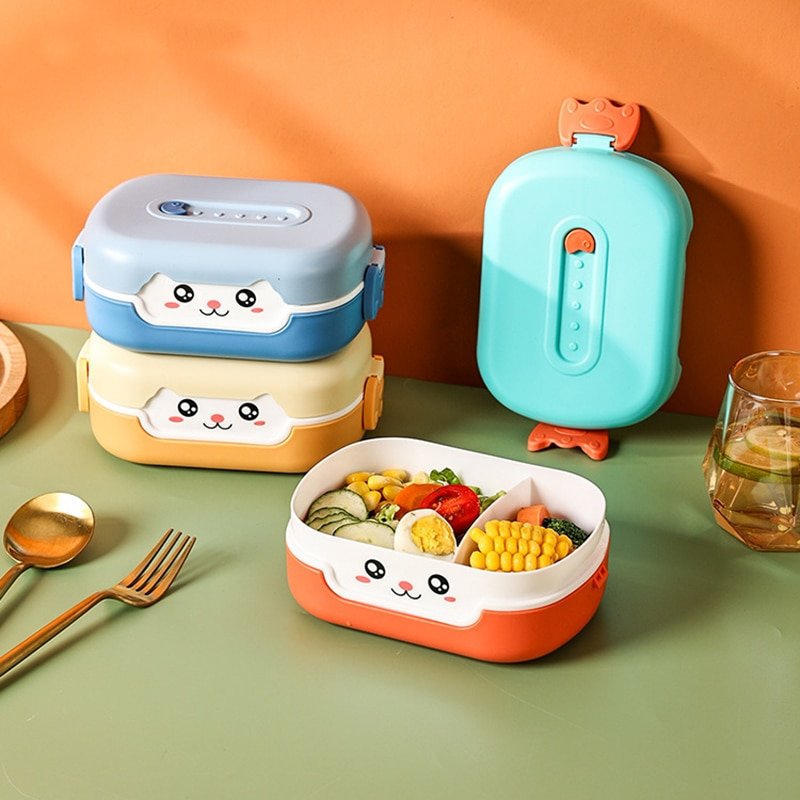 Boîte à lunch Bento en plastique pour enfants