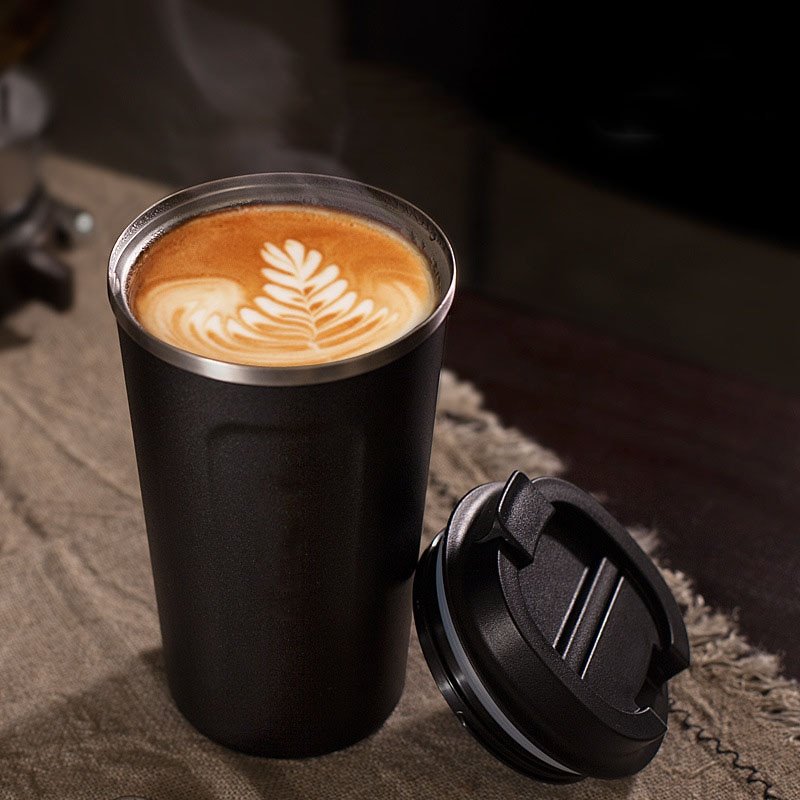 Thermos Portable en Acier Inoxydable pour Café et Lait