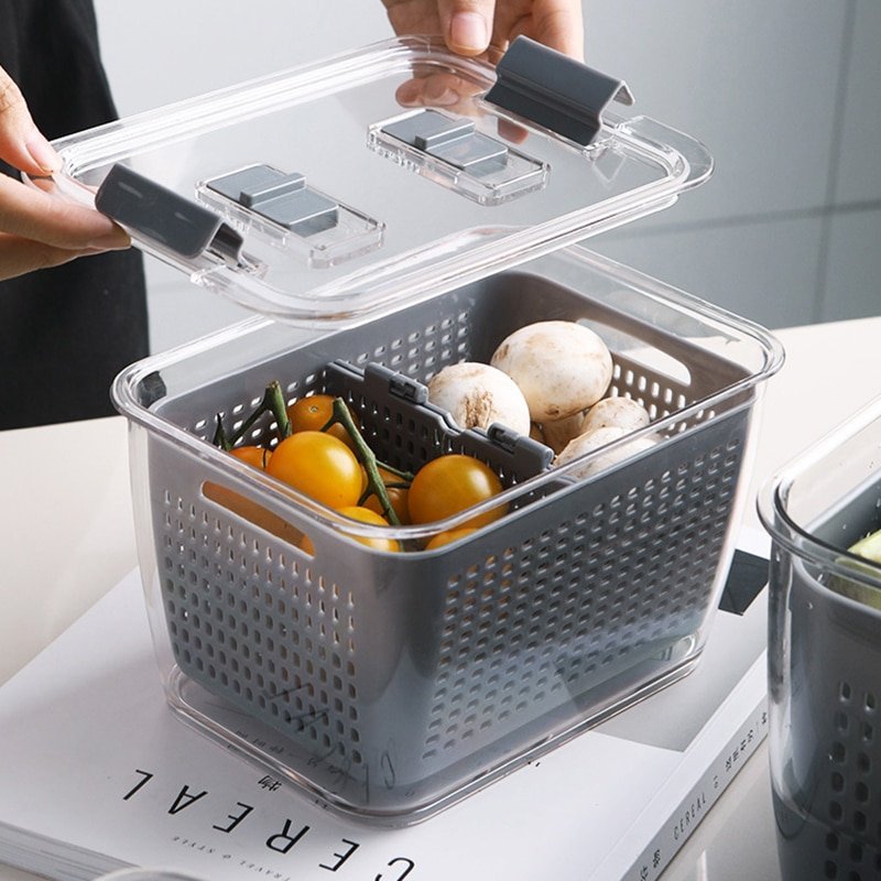 Boîte de Rangement Fraîcheur pour Fruits et Légumes