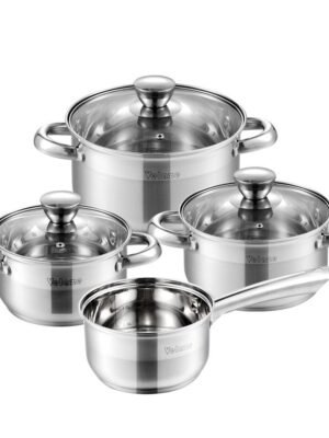 Set de Cuisine en Acier Inoxydable 7 Pièces Velaze