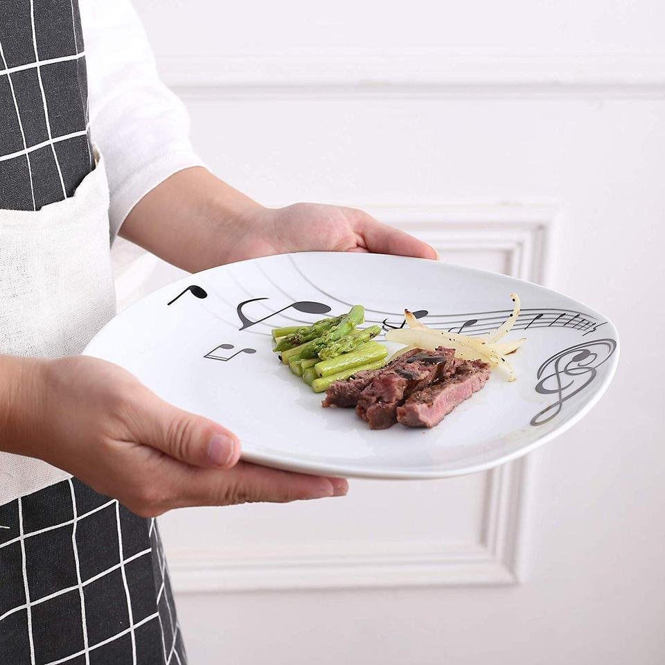 Set de Vaisselle Veweet Melody 18 Pièces à Thème Musical - 1