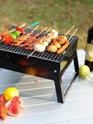 Barbecue Grill Portable en Acier Inoxydable
