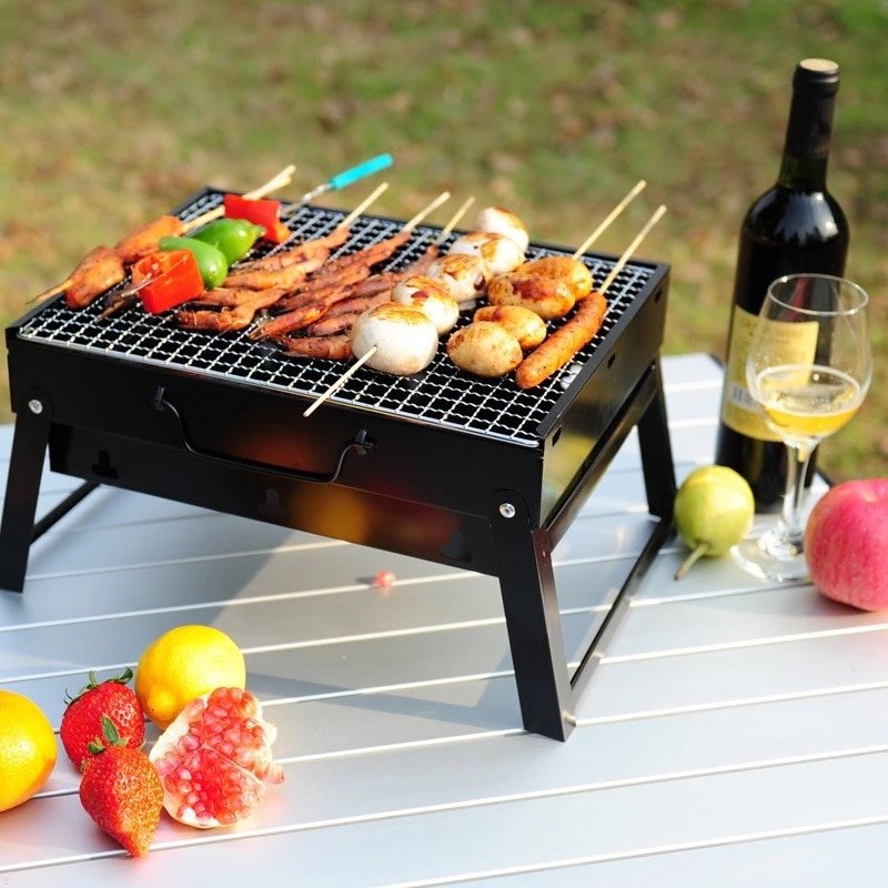 Barbecue Grill Portable en Acier Inoxydable