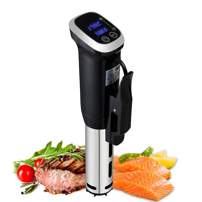 Cuiseur Sous Vide Thermoplongeur Étanche IPX7 de 2,55e Génération avec Affichage LED Digital BioloMix