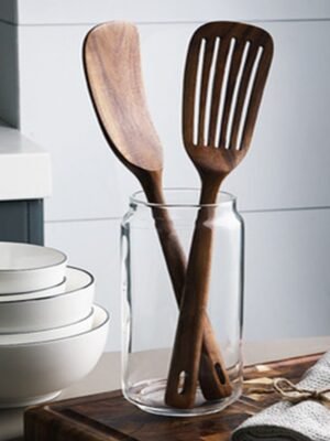 Spatule en Bois pour Poêles Antiadhésives