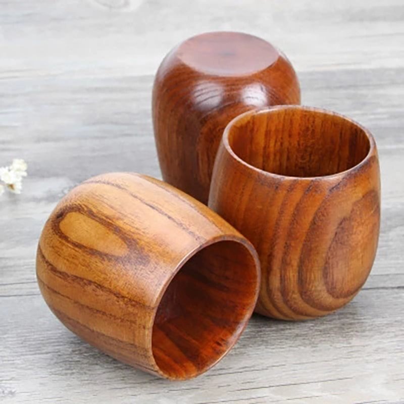 Grande Tasse en Bois Isolante