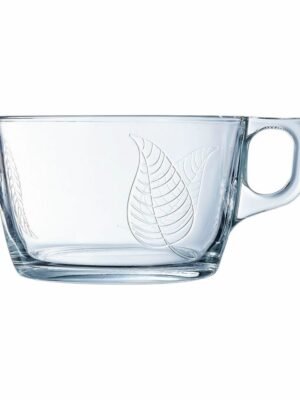 Ensemble de 6 Grandes Tasses Luminarc en Verre Transparent (500 ml)