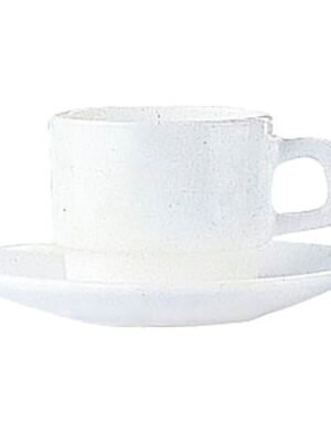 Ensemble de 6 Mugs Arcoroc Restaurant en Verre Blanc de 25 cl