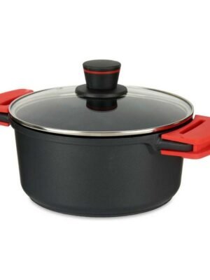 Casserole en Aluminium Fondu Noir Ø 24 cm