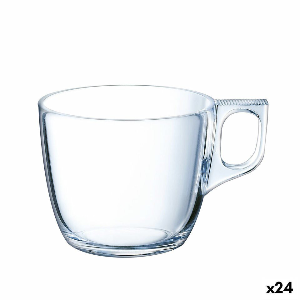 Ensemble de 24 Tasses Luminarc Nuevo en Verre Transparent (220 ml)