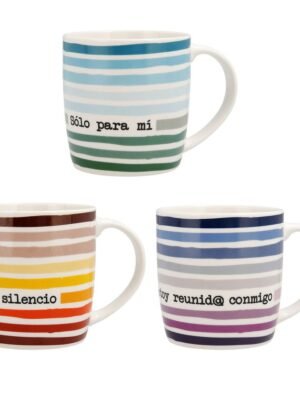 Ensemble de 12 Tasses Multicolores Must Quid 4U de 330 ml