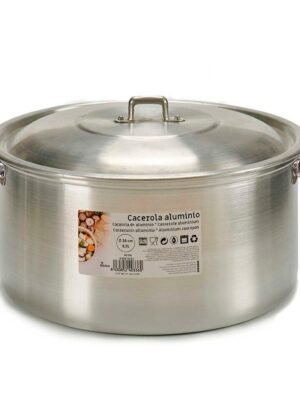 Casserole en Aluminium Argenté 6,5 L