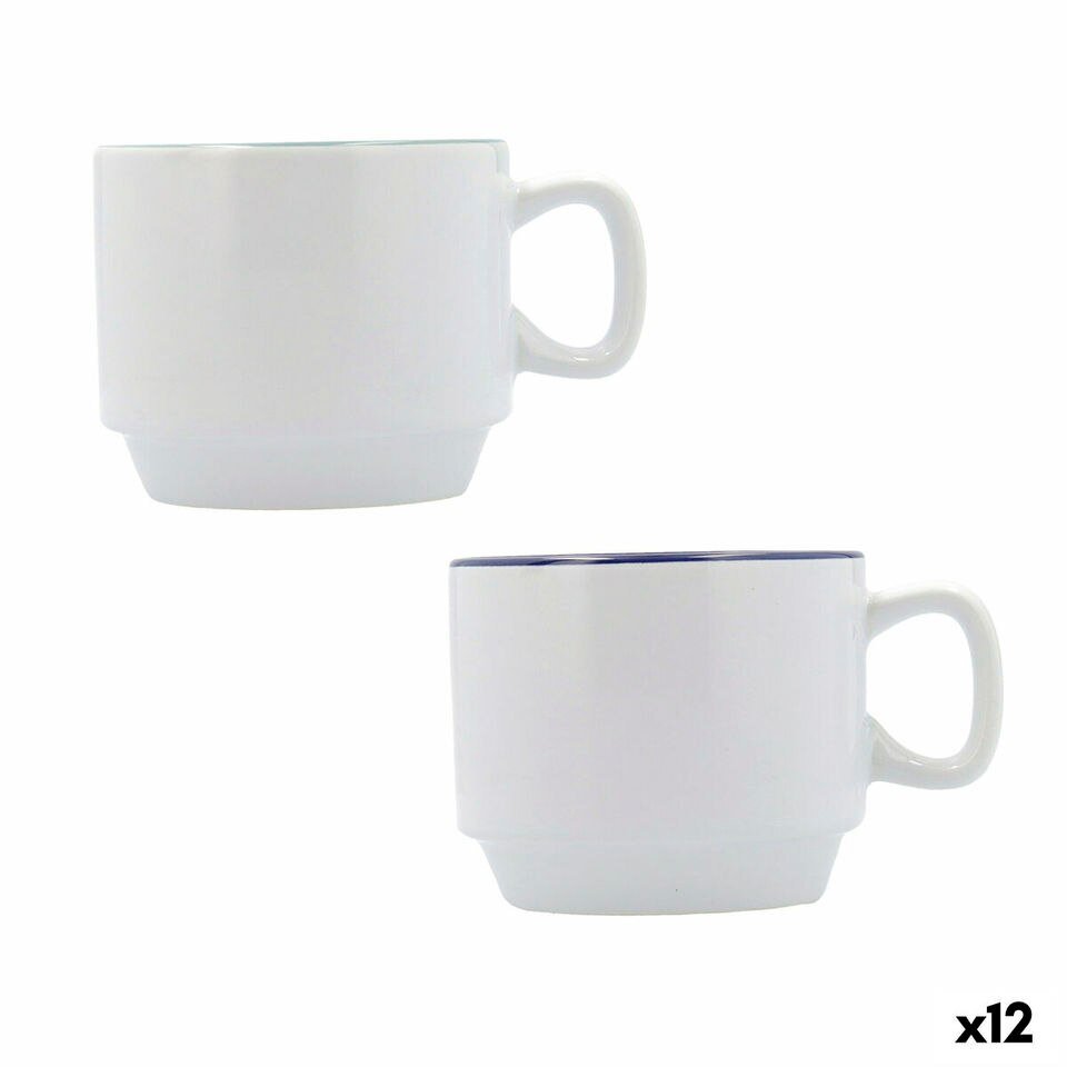 Tasse en Céramique Blanche Quid Vita Tribal (395 ml)