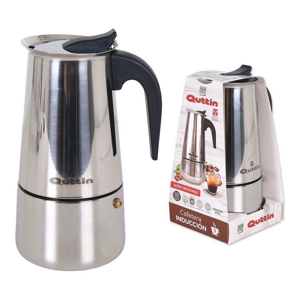 Cafetière Italienne Quttin en Acier Inoxydable