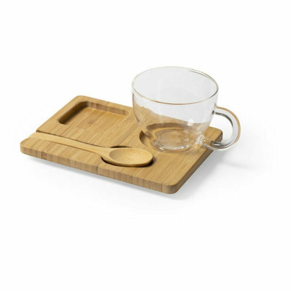 Tasse avec Assiette en Bambou (180 ml)