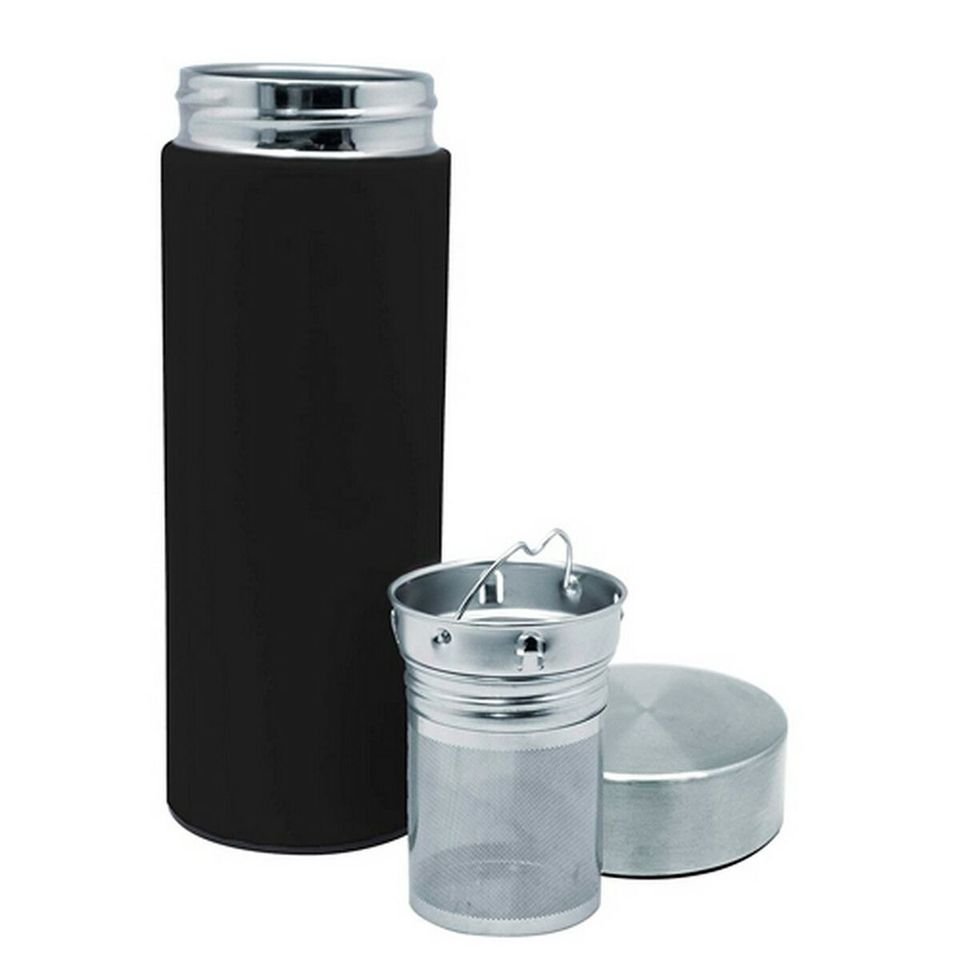 Thermos Noir avec Filtre à Infusion, 300 ml