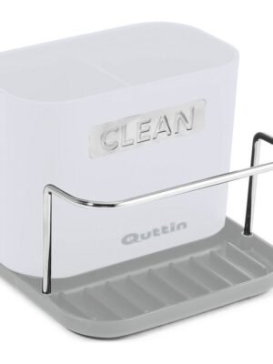 Organisateur Quttin en Plastique Blanc Gris 13,5 x 12 x 10,8 cm