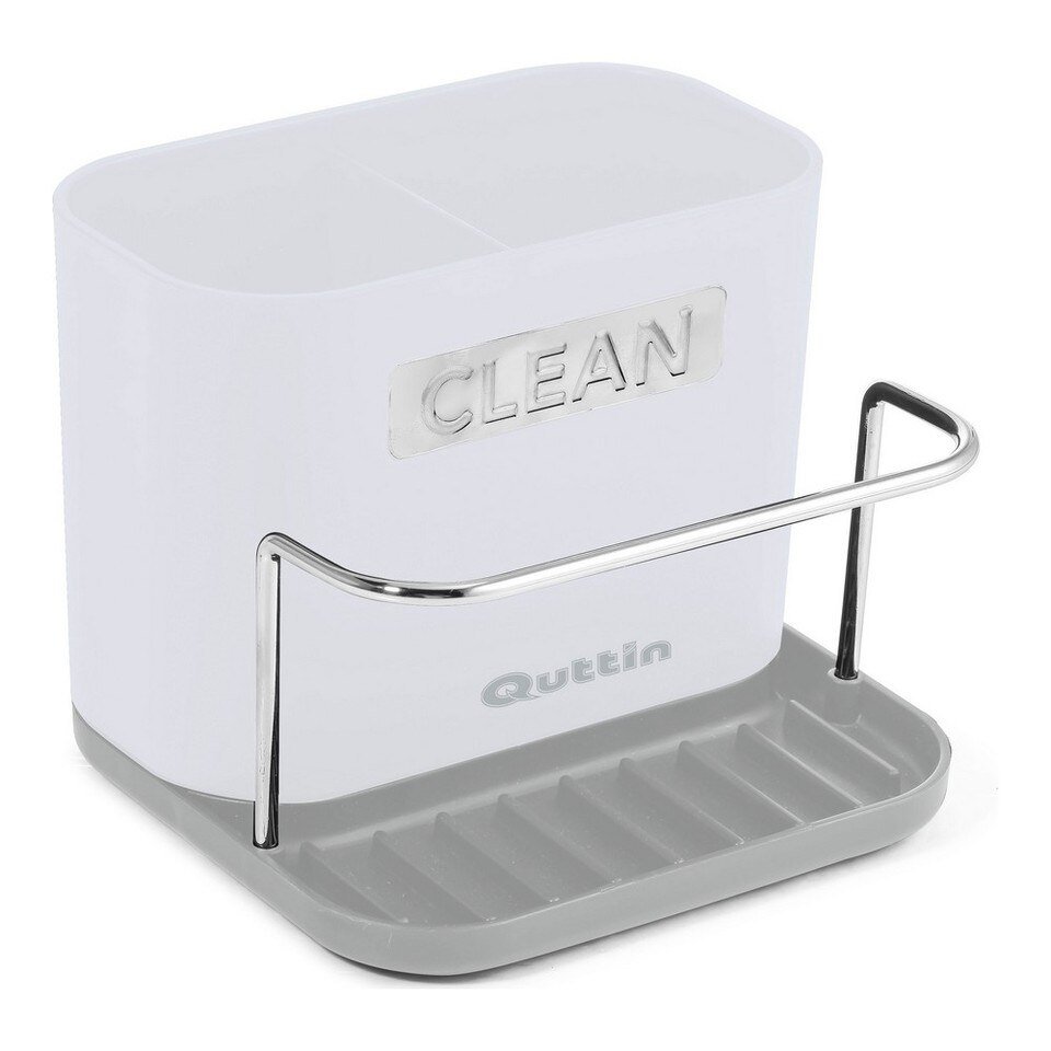 Organisateur Quttin en Plastique Blanc Gris 13,5 x 12 x 10,8 cm