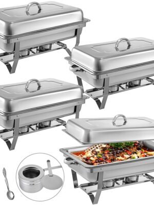 Réchaud de Buffet 9L en Inox Pliable VEVOR