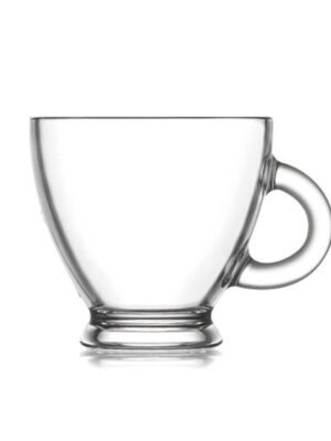 Ensemble de Tasses à Café en Cristal LAV Roma 95 ml (6 Pièces)