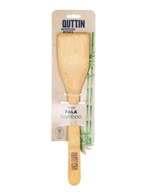 Spatule de Cuisine Quttin en Bambou Brun de 30 x 6,2 x 0,8 cm