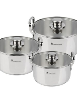 Set de Cuisine MasterPro Smart 6 Pièces en Acier Inoxydable