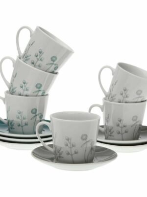 Ensemble de 6 Tasses à Thé avec Soucoupes Versa Nomma