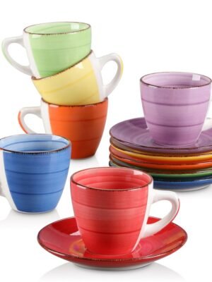 Ensemble de 12 Tasses et Soucoupes vancasso