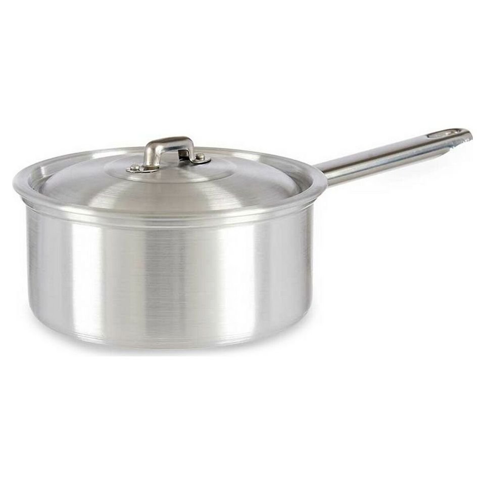 Casserole avec Couvercle en Aluminium Argenté 1,5 L