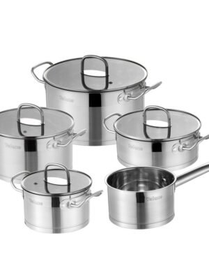 Set de Cuisine Velaze 9 Pièces en Acier Inoxydable