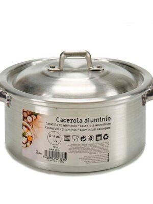 Casserole en Aluminium Argenté 2 L