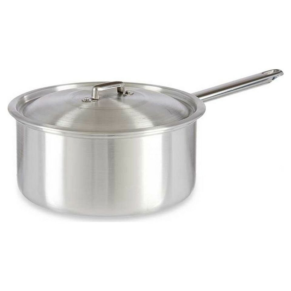 Casserole avec Couvercle en Aluminium Argenté de 5 L