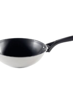 Wok Pyrex Expert en Acier Inoxydable Ø 28 cm